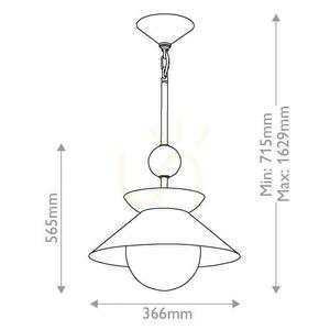 SAUCER medium pendant lamp - 1 light source - Aged brass QUINTIESSE 2 SAUCER medium pendant lamp - 1 light source - Aged brass QUINTIESSE small 2
