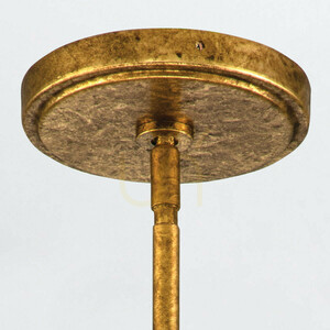 Quintiesse Sawgrass 1 Light Pendant Flake Gold small 4