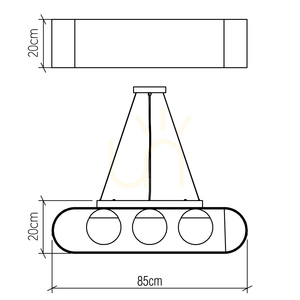 SFERA pendant lamp - 3 light sources QUINTIESSE 2 SFERA pendant lamp - 3 light sources QUINTIESSE small 2