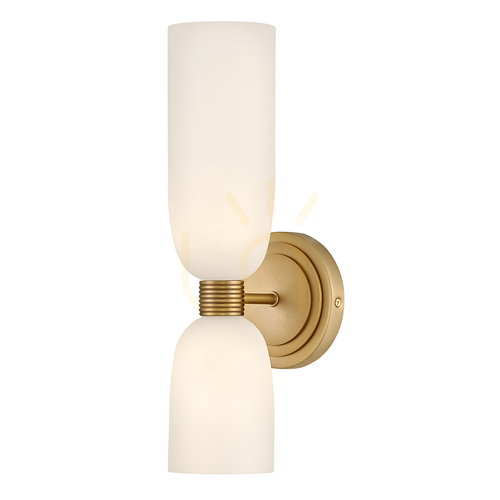 Check TALLULAH wall lamp - 2 light sources - Lacquered brass QUINTIESSE