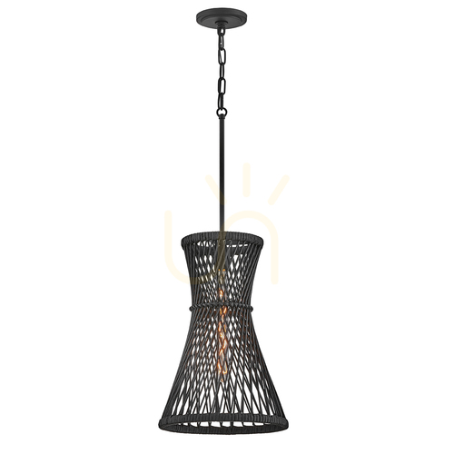 Check TWYLA pendant lamp - 1 light source - Black QUINTIESSE