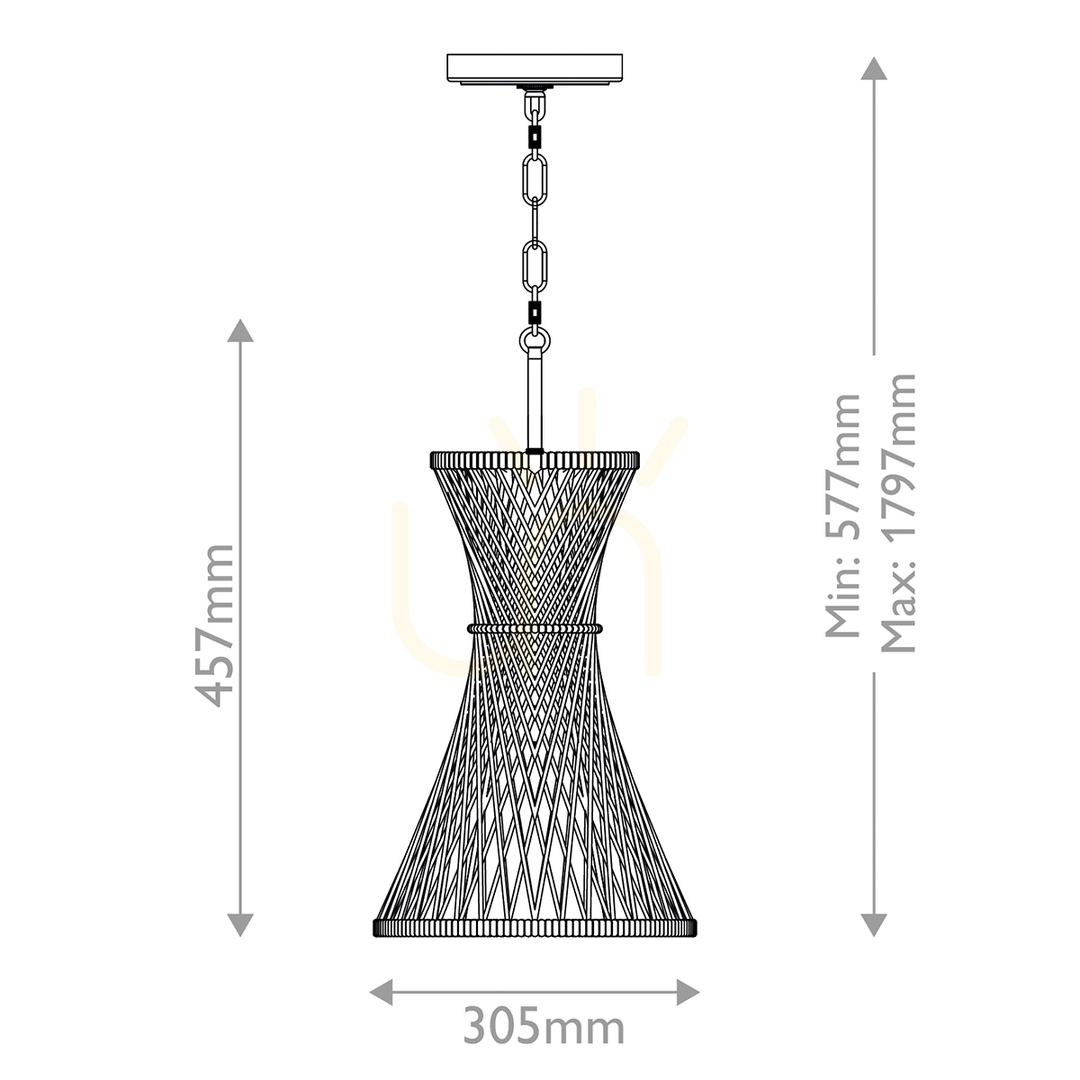 Preview TWYLA pendant lamp - 1 light source - Black QUINTIESSE TWYLA pendant lamp - 1 light source - Black QUINTIESSE