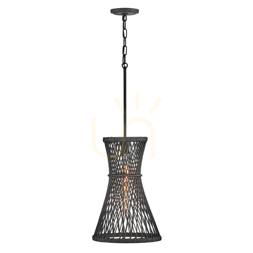 Check TWYLA pendant lamp - 1 light source - Black QUINTIESSE