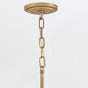 Quintiesse TWYLA Rattan Pendant Lamp Burnished Gold E27 30.5 cm small 6