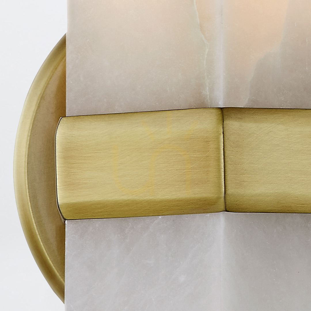 View VALENCIA wall lamp - 1 light source - Vintage brass QUINTIESSE VALENCIA wall lamp - 1 light source - Vintage brass QUINTIESSE