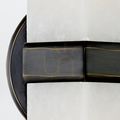 Check VALENCIA wall lamp - 2 light sources - Urban brown QUINTIESSE