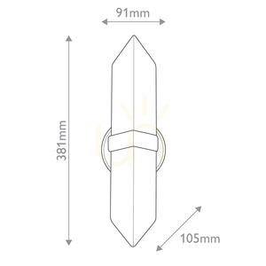 VALENCIA wall lamp - 2 light sources - Urban brown QUINTIESSE 2 VALENCIA wall lamp - 2 light sources - Urban brown QUINTIESSE small 2