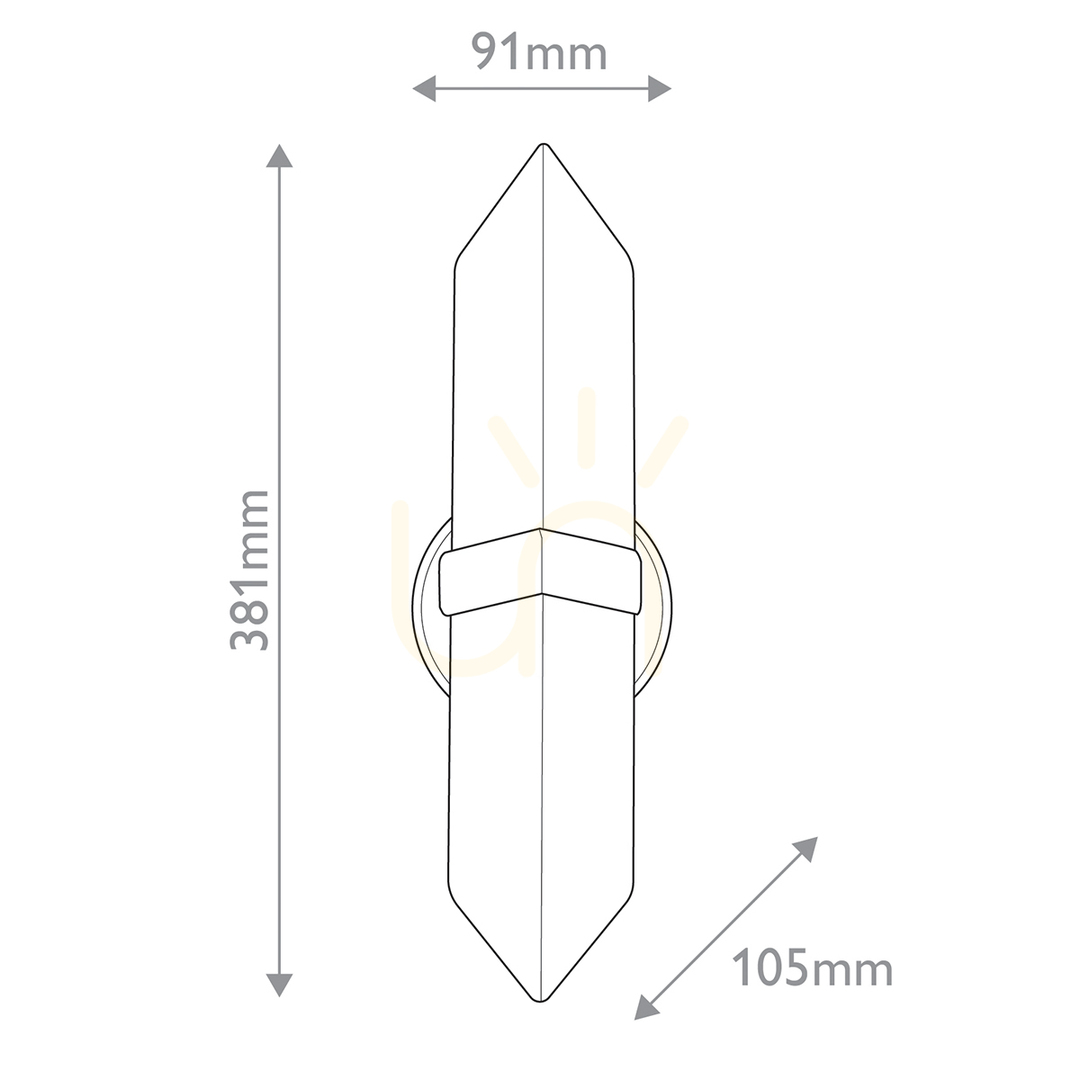 Preview VALENCIA wall lamp - 2 light sources - Urban brown QUINTIESSE VALENCIA wall lamp - 2 light sources - Urban brown QUINTIESSE