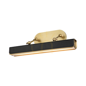 Medium LED VALISE Picture - Vintage brass, tuxedo leather QUINTIESSE 0 Medium LED VALISE Picture - Vintage brass, tuxedo leather QUINTIESSE small 0