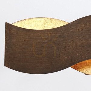 VAUGHAN wall lamp - Brown and gold QUINTIESSE 3 VAUGHAN wall lamp - Brown and gold QUINTIESSE small 3