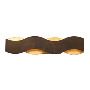 VAUGHAN wall lamp - Brown and gold QUINTIESSE 0 VAUGHAN wall lamp - Brown and gold QUINTIESSE small 0