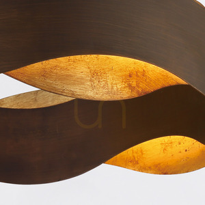 Large VAUGHAN chandelier - Brown and gold QUINTIESSE 5 Large VAUGHAN chandelier - Brown and gold QUINTIESSE small 5