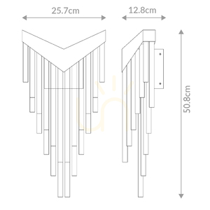 VIVIEN wall lamp - Brushed gold QUINTIESSE 2 VIVIEN wall lamp - Brushed gold QUINTIESSE small 2