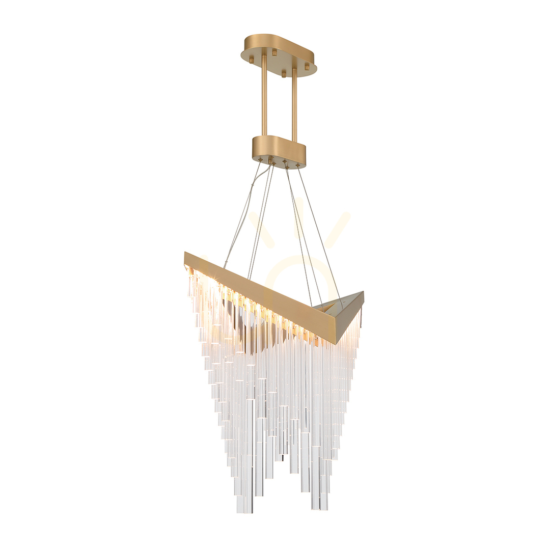 View VIVIEN chandelier - Brushed gold QUINTIESSE VIVIEN chandelier - Brushed gold QUINTIESSE