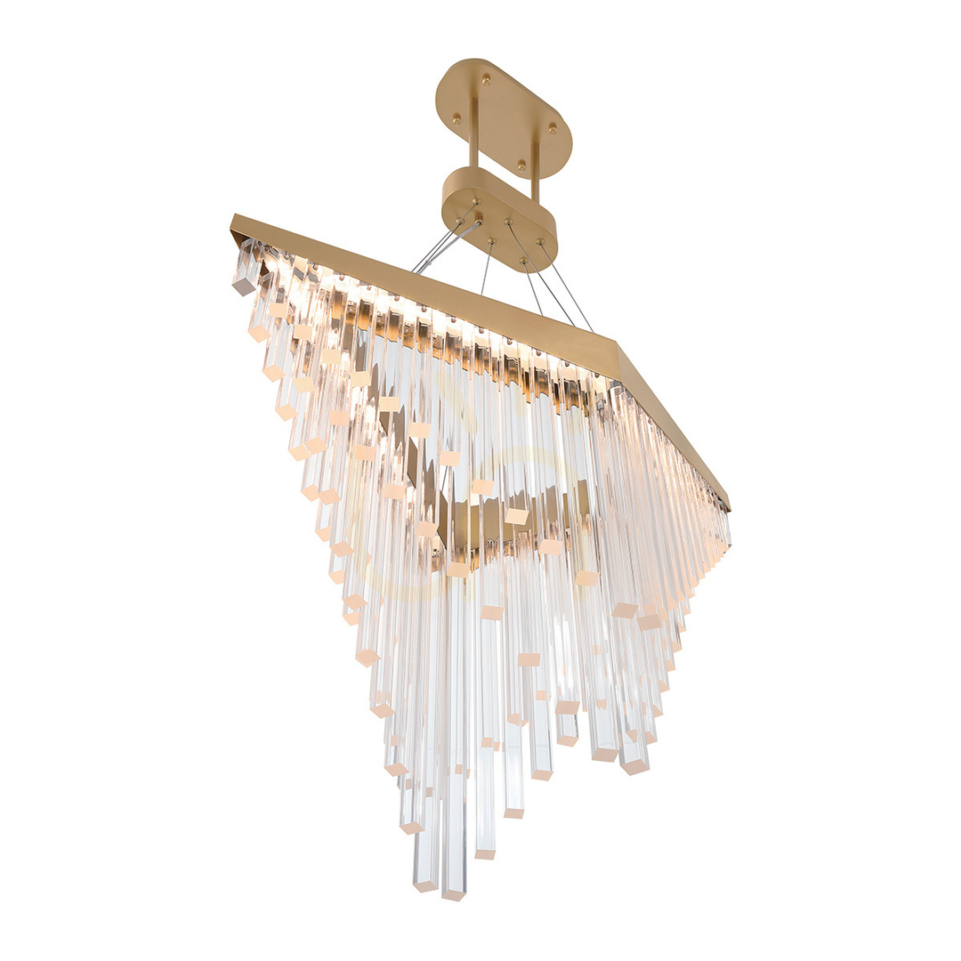 Check VIVIEN chandelier - Brushed gold QUINTIESSE VIVIEN chandelier - Brushed gold QUINTIESSE