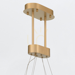 VIVIEN chandelier - Brushed gold QUINTIESSE 7 VIVIEN chandelier - Brushed gold QUINTIESSE small 7