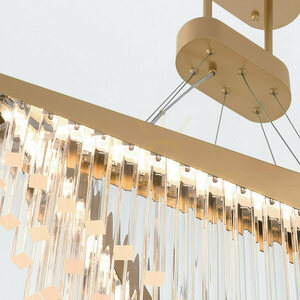 VIVIEN chandelier - Brushed gold QUINTIESSE 8 VIVIEN chandelier - Brushed gold QUINTIESSE small 8
