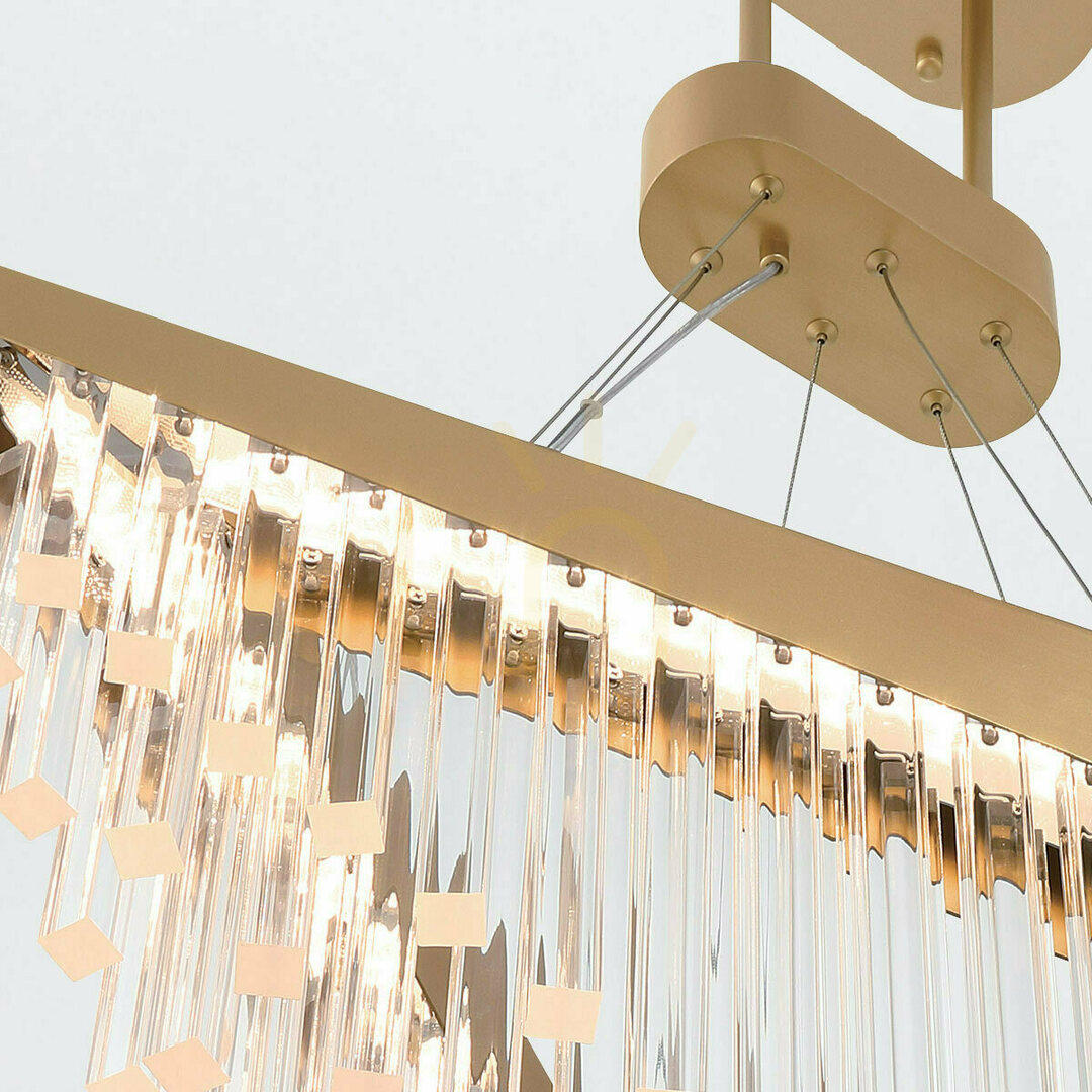 Display VIVIEN chandelier - Brushed gold QUINTIESSE VIVIEN chandelier - Brushed gold QUINTIESSE