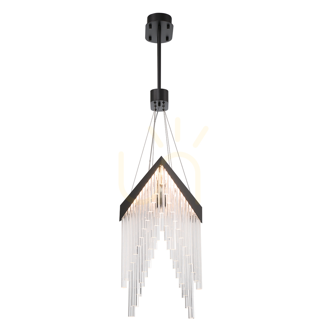 Display VIVIEN chandelier - Matte black QUINTIESSE VIVIEN chandelier - Matte black QUINTIESSE