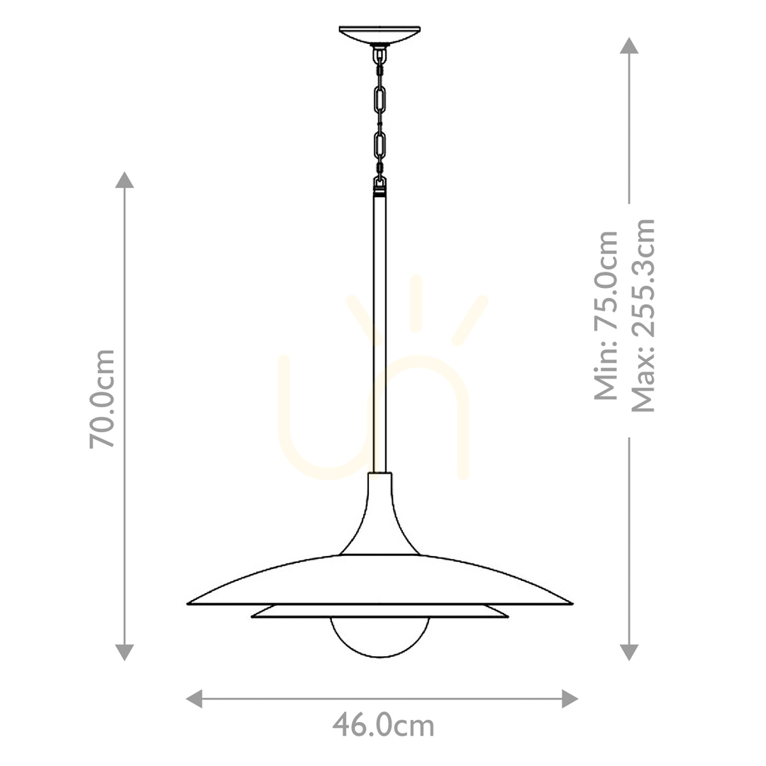 Preview WELSH pendant lamp - Matte white QUINTIESSE WELSH pendant lamp - Matte white QUINTIESSE
