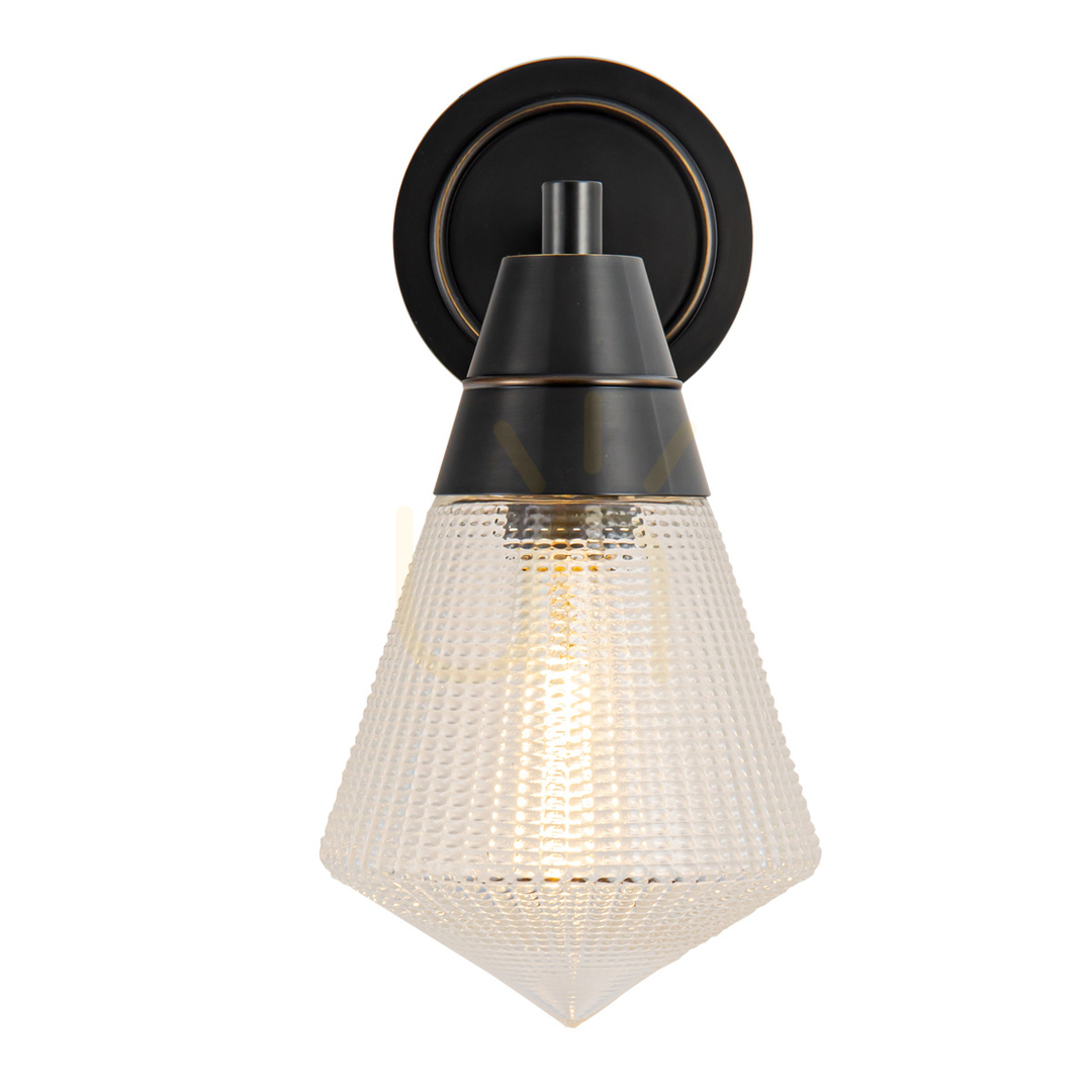 View Wall lamp WILLARD - 1 light source - Urban brown QUINTIESSE Wall lamp WILLARD - 1 light source - Urban brown QUINTIESSE