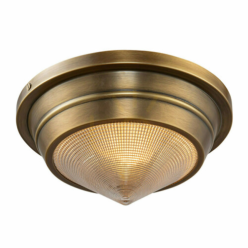 Check Small plafond WILLARD - 1 light source - Vintage brass QUINTIESSE