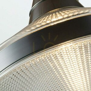 WILLARD pendant lamp - 1 light source - Urban brown QUINTIESSE small 3
