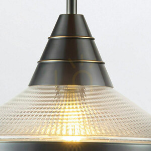 WILLARD pendant lamp - 1 light source - Urban brown QUINTIESSE small 7