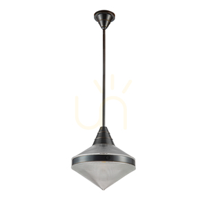 WILLARD pendant lamp - 1 light source - Urban brown QUINTIESSE small 9