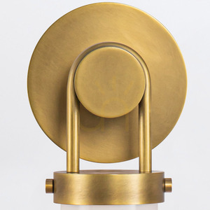Quintiesse WYNWOOD (Alora) 1-light wall light, vintage brass, opal glass shade, E27 small 5