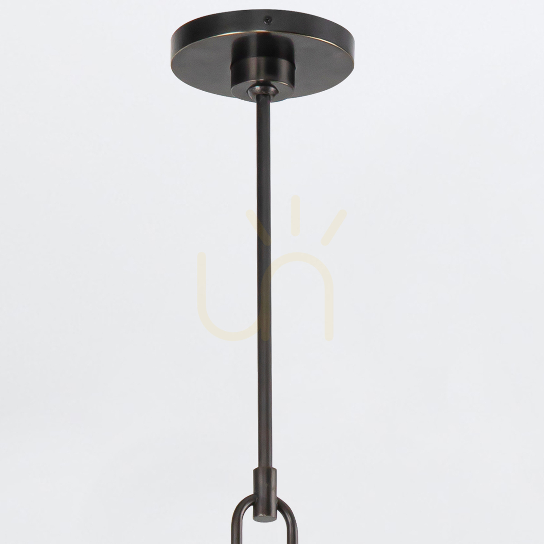 Check WYNWOOD chandelier - 6 light sources - Urban brown QUINTIESSE WYNWOOD chandelier - 6 light sources - Urban brown QUINTIESSE