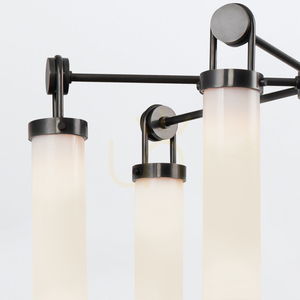 WYNWOOD chandelier - 6 light sources - Urban brown QUINTIESSE 6 WYNWOOD chandelier - 6 light sources - Urban brown QUINTIESSE small 6