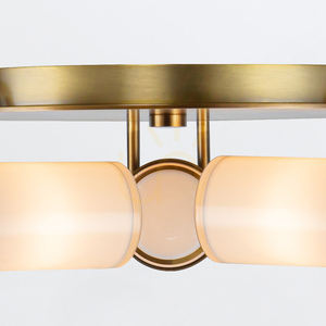 Plafond WYNWOOD - 3 light sources - Vintage brass QUINTIESSE 4 Plafond WYNWOOD - 3 light sources - Vintage brass QUINTIESSE small 4