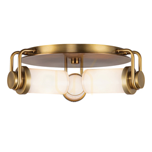 Plafond WYNWOOD - 3 light sources - Vintage brass QUINTIESSE 0 Plafond WYNWOOD - 3 light sources - Vintage brass QUINTIESSE small 0
