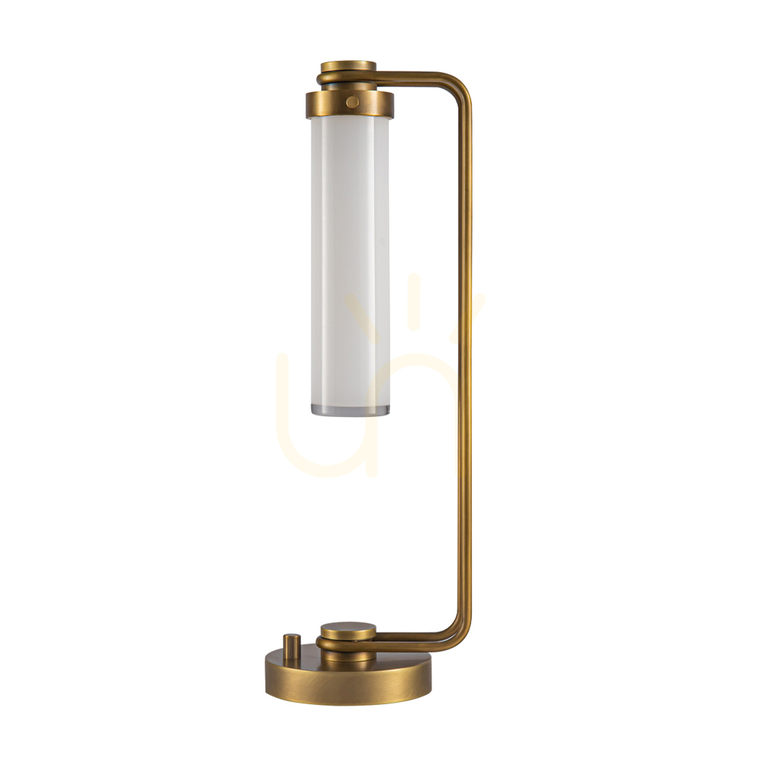 Preview WYNWOOD table lamp - 1 light source - Vintage brass QUINTIESSE WYNWOOD table lamp - 1 light source - Vintage brass QUINTIESSE