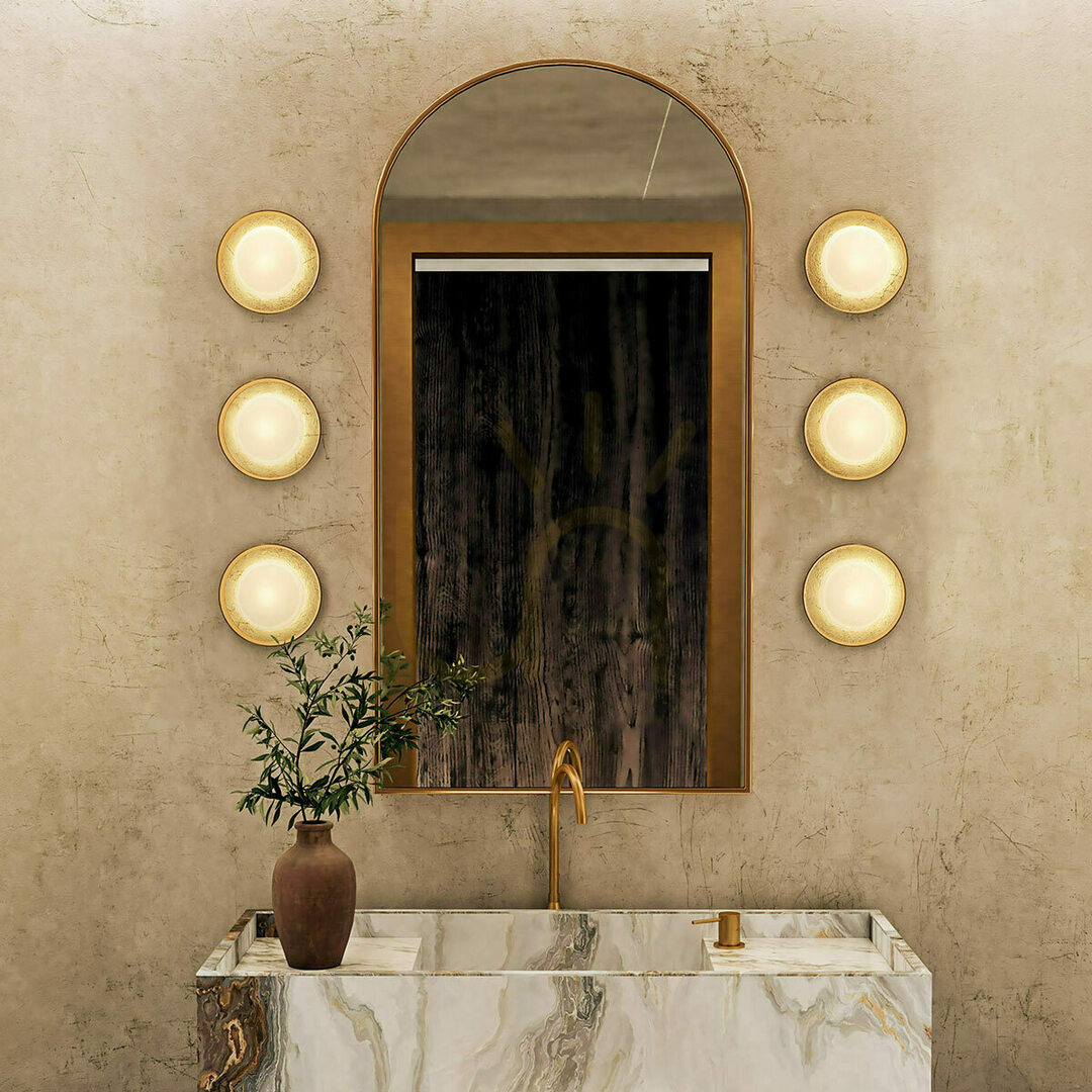 View LED wall lamp ALONSO - Vintage brass QUINTIESSE LED wall lamp ALONSO - Vintage brass QUINTIESSE