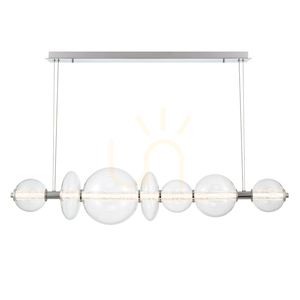 ATOMO island lamp - 7 light sources - Polished chrome QUINTIESSE 1 ATOMO island lamp - 7 light sources - Polished chrome QUINTIESSE small 1