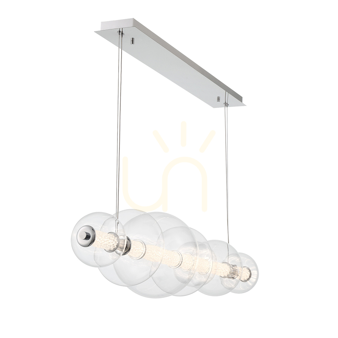 Display ATOMO island lamp - 7 light sources - Polished chrome QUINTIESSE ATOMO island lamp - 7 light sources - Polished chrome QUINTIESSE