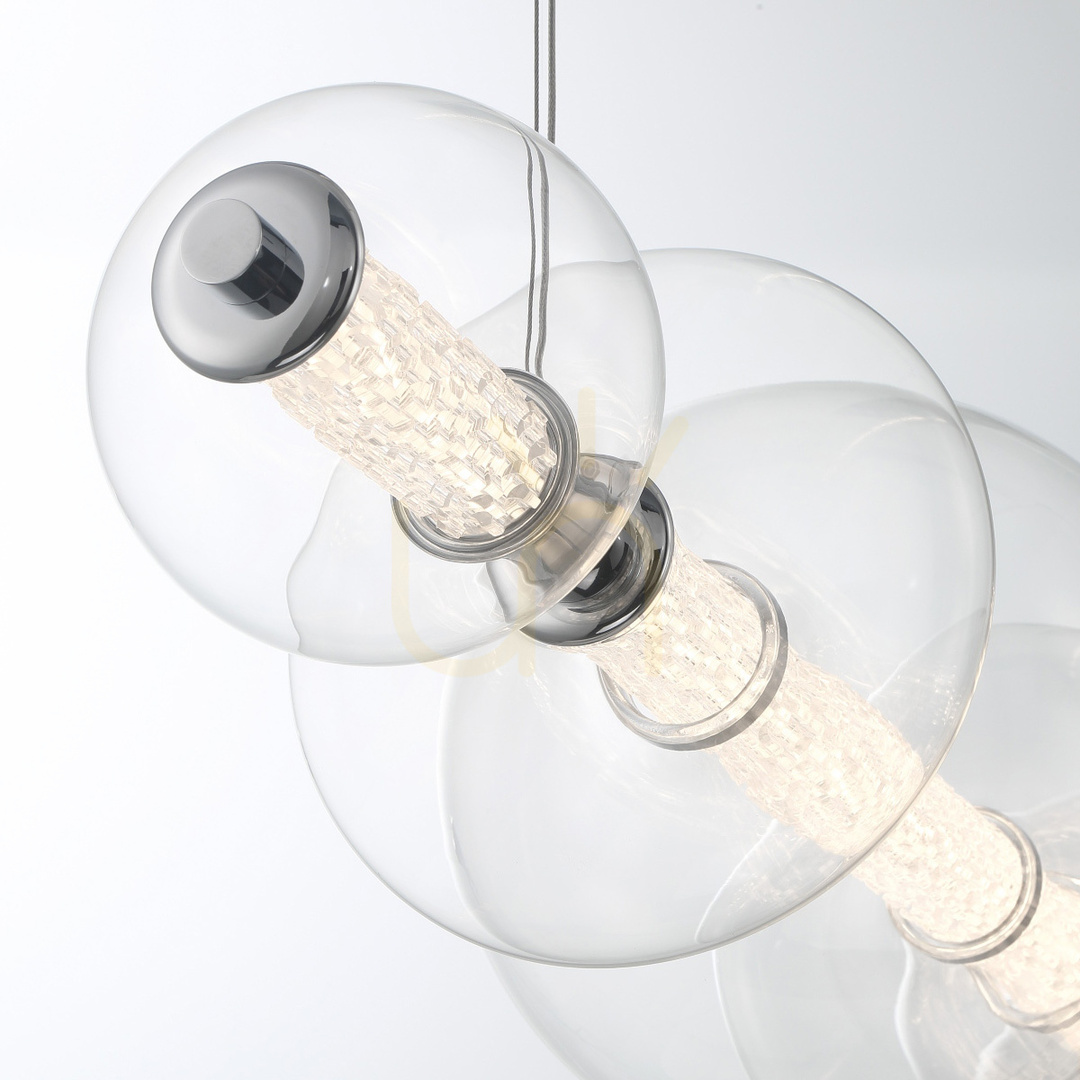 Show ATOMO island lamp - 7 light sources - Polished chrome QUINTIESSE ATOMO island lamp - 7 light sources - Polished chrome QUINTIESSE