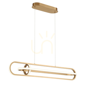 DEMARK island lamp - Brushed gold QUINTIESSE small 3