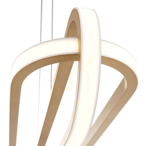 DEMARK island lamp - Brushed gold QUINTIESSE small 4