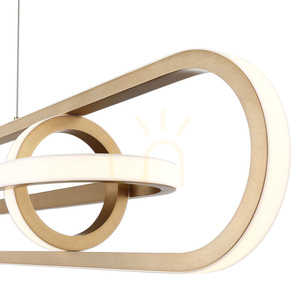 DEMARK island lamp - Brushed gold QUINTIESSE small 7