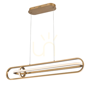 DEMARK island lamp - Brushed gold QUINTIESSE small 0