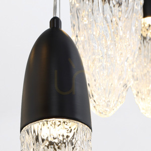 ECROU pendant lamp - Matte black QUINTIESSE small 4