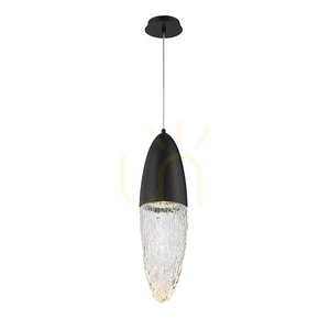 ECROU pendant lamp - Matte black QUINTIESSE small 0