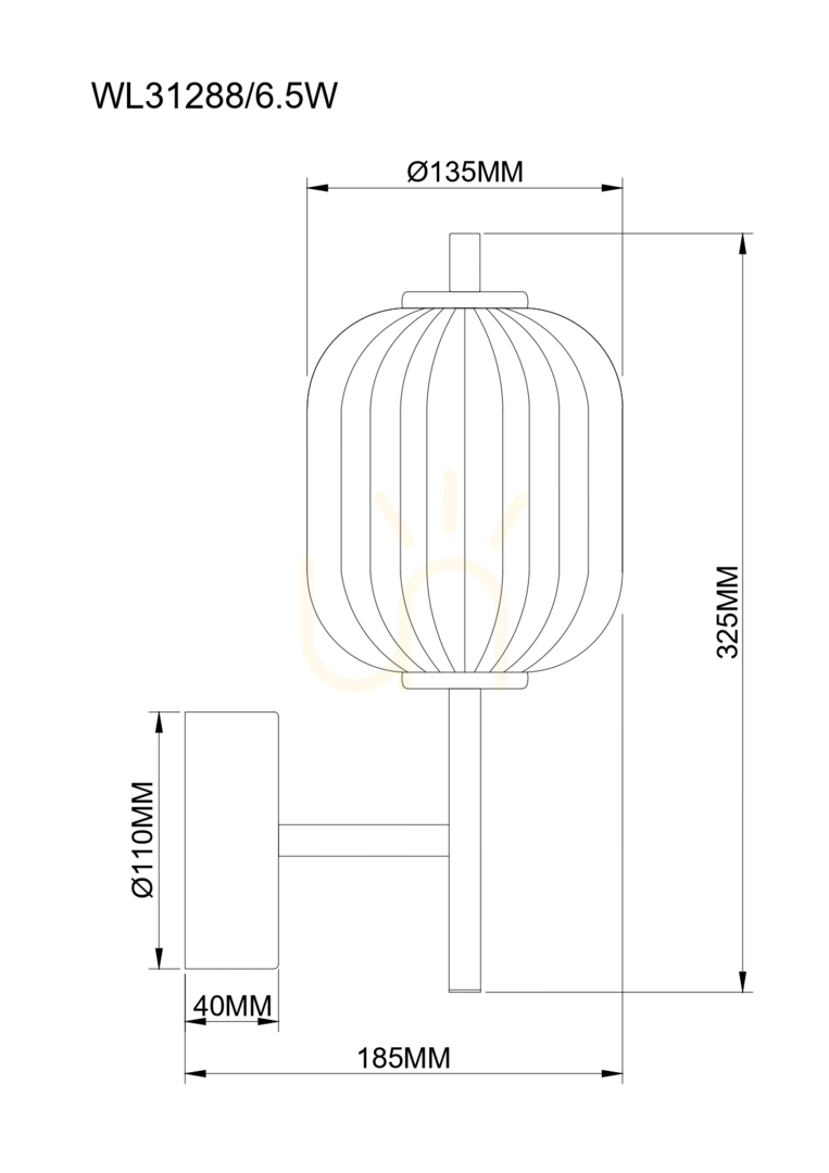 View Wall lamp Zuma Line AKARI WL31288/6.5W gold 1xLED Wall lamp Zuma Line AKARI WL31288/6.5W gold 1xLED