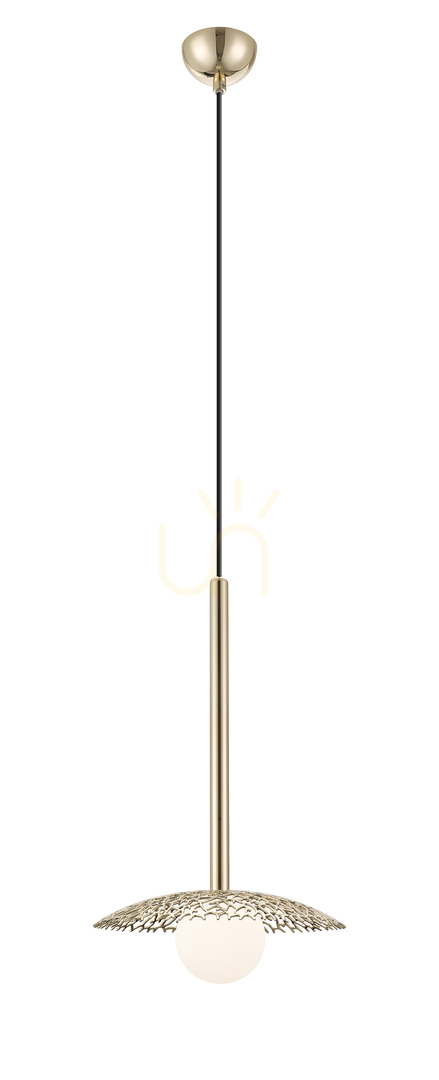 Pendelleuchte Zuma Line NICOSIA P0600-01C-F7AA gold 1xG9