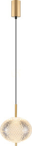 Pendant lamp Zuma Line GALATEA DU31350/6.5W gold 1xLED small 0