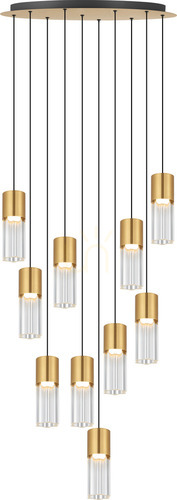 Check Pendant lamp Zuma Line IGGLY DU31909A/50W black 1xLED