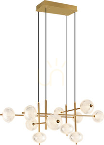 Pendant lamp Zuma Line GALATEA DU31350/63W gold 1xLED small 0